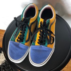 NWOT Multicolor Vans